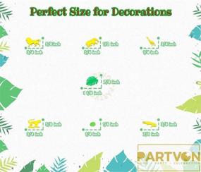 img 3 attached to 🐯 1500PCS Safari Animal Confetti Set - Jungle Theme Table Confetti, Zoo Animal Shaped Confetti perfect for Wild One Baby Shower Birthday Party Supplies and Decorations