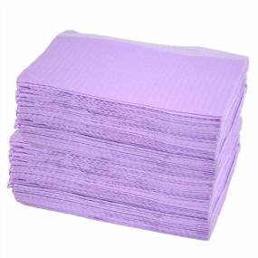 img 4 attached to 125-Piece Pack Of AebDerp Waterproof Disposable Tattoo Tablecloth Napkins For Clean Tattooing - Purple