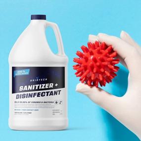 img 2 attached to BRIOTECH Sanitizer + Disinfectant: Kills 99.99% Of Viruses & Bacteria, HOCl Hypochlorous Spray, 0% Bleach & Alcohol, Food Contact Safe!