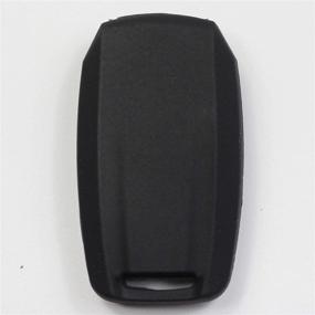 img 1 attached to 2pcs Btopars 5-Button Air Suspension Keyless Case Cover Skin Protector Holder in Black Rubber - Compatible with Dodge Ram 1500 2019-2022