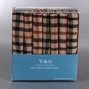 img 3 attached to 🧣 Stay Fashionable with YEC0213 Patterned Stylish Multi Color Handkerchiefs