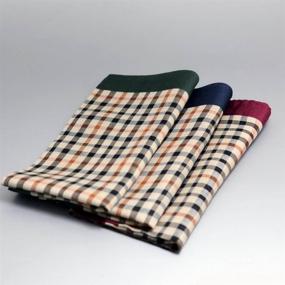 img 2 attached to 🧣 Stay Fashionable with YEC0213 Patterned Stylish Multi Color Handkerchiefs