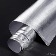 🔥 bbto adhesive backed aluminized fiberglass heat sheet - ultimate heat protection barrier, hose and auto use - insulation, shielding, and reflective - silver, 12 x 24 inch logo