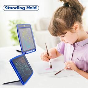 img 1 attached to KETIEE LCD Writing Tablet For Kids - 2Pcs Doodle Boards For Drawing And Learning, Erasable And Reusable, Perfect Birthday Gift For Girls And Boys