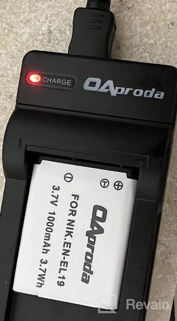 img 1 attached to 2 Pack EN-EL19 Battery & Rapid USB Charger For Nikon Coolpix S32-S7000 Cameras - OAproda review by Jim Martin