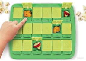 img 3 attached to 🍽️ Fred MATCH UP Memory Snack Tray Green: Portable and Convenient, 10 x 8.75 inches