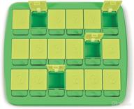 🍽️ fred match up memory snack tray green: portable and convenient, 10 x 8.75 inches logo
