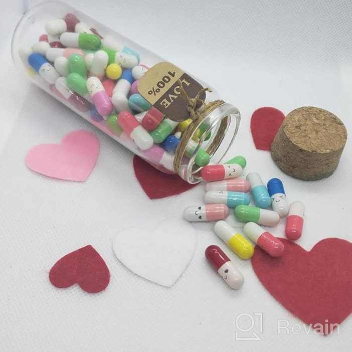 img 1 attached to Surprise Your Loved Ones With Infmetry Capsule Letters - Perfect Valentine'S Day Gift For All! review by Chris Sandridge