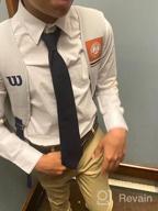 img 1 attached to Adjustable Solid Color Tie for Boys School Uniforms - French Toast review by David Barit