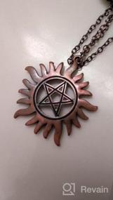 img 5 attached to Hematite Anti Possession Symbol Pentagram Necklace by LUX ACCESSORIES - Novelty Charm for Enhanced SEO