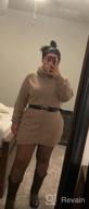 img 1 attached to Women'S Oversized Loose Knit Sweater Mini Dress Comfy Elasticity Dress review by Kimoni Arenas