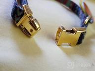 img 1 attached to Trendy Yet Practical: Adjustable Tribal Dog Collar With A Quick Release Buckle For Small To Large Breeds review by Jonathan Lloyd