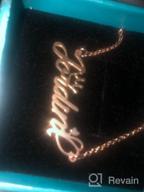 img 1 attached to 💎 Exquisite Custom Name Necklace - Personalize Your Style with a Sterling Silver Pendant from SexyMandala review by Dave Calabro