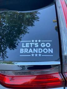 img 1 attached to 🌟 Stars FJB Let's Go Brandon Sticker Bumper Vinyl Decal - I Did That Biden Stickers - Funny Car Decals for Laptop, Motorcycle Helmet, Window