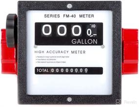 img 3 attached to 🛢️ TUNTROL 1 1/2" Heavy Duty Aluminum Digital Diesel Fuel Flow Meter 6-40 GPM for All Fuel Transfer Pumps - Improved SEO