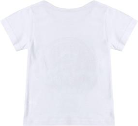 img 2 attached to Stylish Rainbow Mothers Matching Outfits: White 🌈 Mini Girls' Clothing - Trendy Tops, Tees & Blouses