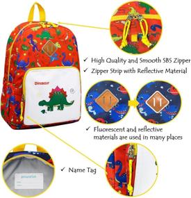 img 1 attached to Toddler Preschool Backpack Kindergarten Schoolbag Backpacks