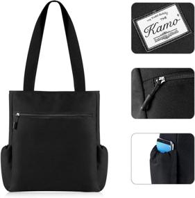 img 1 attached to 👜 Women's Handbags & Wallets at Totes: Kamo Canvas Tote Bag Shoulder