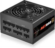 fully modular 80+ gold psu agt850 power supply by aresgame - 850w logo