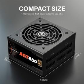 img 1 attached to Fully Modular 80+ Gold PSU AGT850 Power Supply By ARESGAME - 850W