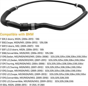 img 3 attached to 17127618510 Jaronx Compatible BMW Expansion Tank Hose For 1' E81/E82/E87,3' E90/E91/E92/E93,X1 E84 (N51/N52/N52N/N53) Radiator Coolant Vent Line