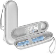 procase electric toothbrush hard travel case for oral-b pro 1000 1500 7000 8000/ philips sonicare 5100 6100: compact protection on-the-go logo