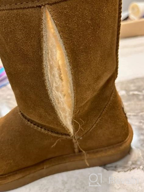 img 1 attached to BEARPAW Emma 6.5 Inch Boot: Versatile Footwear for Little Kid/Big Kid review by Peter Mendoza