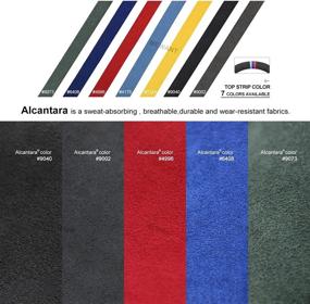 img 4 attached to MEWANT Customized Alcantara Hand Stitched 2015 2017