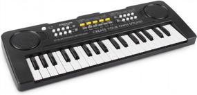 img 4 attached to 37 Key Portable Electronic Piano For Kids: APerfectLife Keyboard, Great Educational Toy For 3-8 Year Old Girls & Boys!