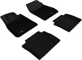 img 4 attached to 🚗 3D MAXpider Chevrolet Impala Kagu Floor Mats 2014-2020 - Black (L1CH04201509)