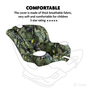 img 2 attached to 🚗 Ukje Cover for Graco Extend 2fit Convertible Car Seat - CPSC Compliant Standards