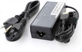 img 1 attached to 🔌 65W AC Slim Power Adapter with Power Cord for Lenovo ThinkPad Yoga 2 13/11S/Pro, T440, T450s, X1 Carbon 2015/2016, E470, Flex 3/10/14/15x240 - New ThinkPad Laptop Charger, ADLX65NLC2A ADLX65NLC3A