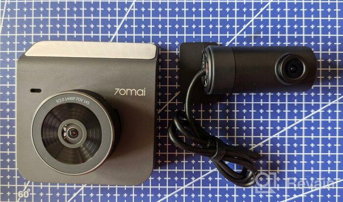 img 1 attached to 🚗 70mai Dash Cam A400: Red, Front & Rear 1440P QHD, 1080P, WiFi, Parking Monitor | Wide-Angle FOV, Night Vision | iOS/Android App review by Chu Mei Hua ᠌