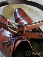 img 1 attached to Stacy Adams Mens Burnished Leather Men's Accessories in Belts review by Gary Zielinski