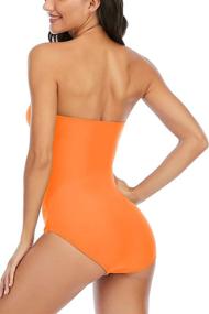 img 2 attached to Halcurt Womens Swimsuit Halter Swimwear Women's Clothing ~ Swimsuits & Cover Ups