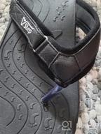 img 1 attached to V.Step'S Black Leather Flip Flops With Arch Support: Perfect For Men And Women With Plantar Fasciitis review by Eric Miller
