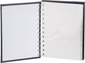 img 1 attached to 📷 Pioneer Photo Albums: Navy Blue Mini Photo Album with 50 Pocket Spiral Bound Leatherette & Easel for 4x6 Prints