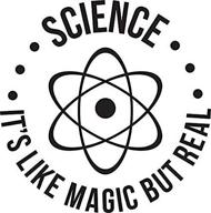 🔬 merging magic and reality: science sticker decal for windows and bumpers - 5" vinyl логотип