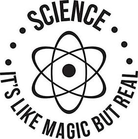 img 4 attached to 🔬 Merging Magic and Reality: Science Sticker Decal for Windows and Bumpers - 5" Vinyl