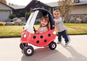 img 3 attached to 🐞 Exclusive Multi-Colored Little Tikes Ladybug Cozy Coupe Ride-On Car - Enhanced for Amazon SEO