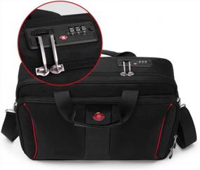 img 2 attached to 🔐 Omnpak 17.3 Inch Locking Briefcase: Anti-Theft Laptop Bag with Bonus Notary Public Case - Secure Hippa Document Storage for 17.3 Inch Laptop/Tablet