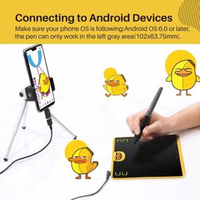 img 1 attached to Upgrade Your Drawing Game With HUION Chips Special Edition Graphics Drawing Tablet - Android Compatible And 8192 Pen Pressure!