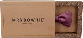 img 2 attached to Stylish Mrs Bow Tie Velvet 🎀 Pre Tied – Quality and Convenience Combined!