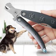 quiet, heavy-duty dog nail trimmer for anxious and sensitive dogs: precision clippers for all breeds and sizes logo