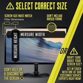 img 2 attached to 22 Inch Acrylic Monitor Privacy Filter For Widescreen Computers - High Clarity Screen Protector With 16:9/16:10 Aspect Ratio - Frame Hanging Type - Dimensions 490 X 317Mm