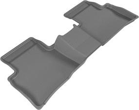 img 4 attached to 🚗 MAXpider Custom Fit All-Weather Floor Mat for Toyota Prius/ Prius Prime - Kagu Rubber (Gray)