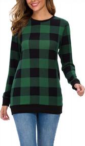 img 4 attached to Stylish LAINAB Women'S Loose Long Sleeve Tunic Sweatshirt For Casual Wear