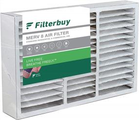 img 4 attached to Upgrade Your HVAC System With Filterbuy MERV 8 Air Filter - Perfect Replacement For Aprilaire Space-Gard 104 / Model 2140 (15.75X27.63X3.75 Inches)