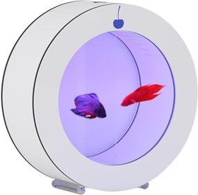 img 4 attached to Aquarium Acrylicl Multicolor Gallon Bedroom