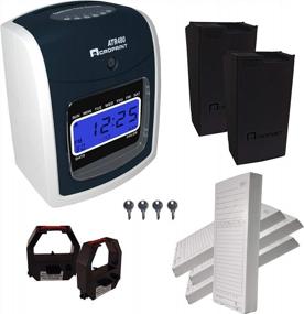 img 4 attached to Efficient Time Tracking Made Easy: Acroprint ATR480 Totalizing Time Clock Bundle
